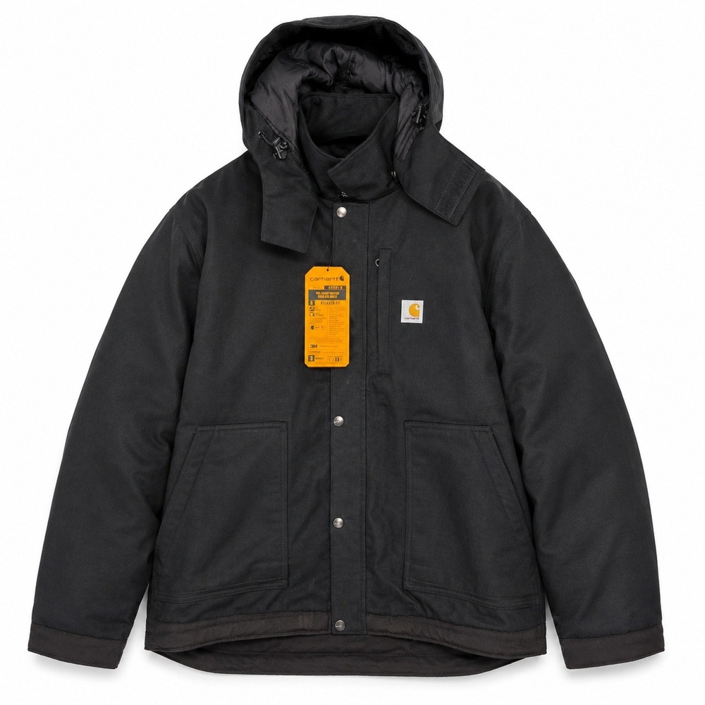 Carhartt Full Swing Ripstop Insulated Jacket Mens 3XL Black OJ3372-M New